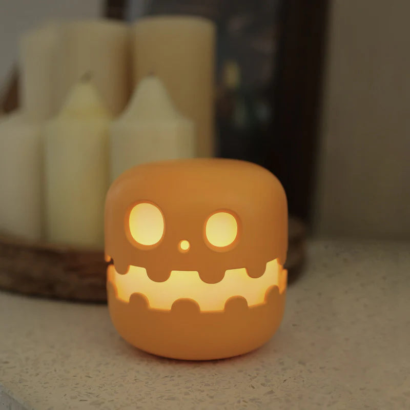 Pumpkin Lamp Bedside Halloween Funny Decoration Ambience Light for Bedrooms Living Room Decoration Kids Birthday Gift Halloween Decorations