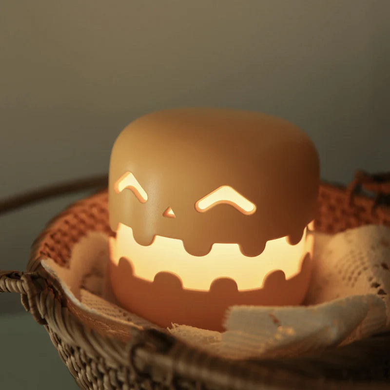 Pumpkin Lamp Bedside Halloween Funny Decoration Ambience Light for Bedrooms Living Room Decoration Kids Birthday Gift Halloween Decorations